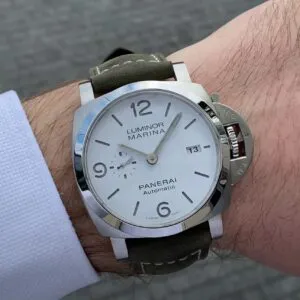 Panerai Luminor Marina PAM 01314 42mm Stainless steel White