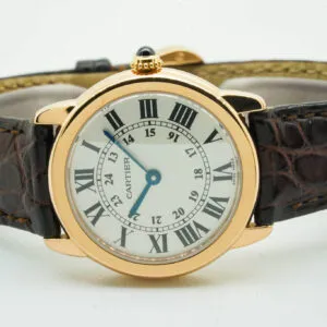 Cartier Ronde Solo de Cartier W6701007 3600 29.5mm Rose gold Silver