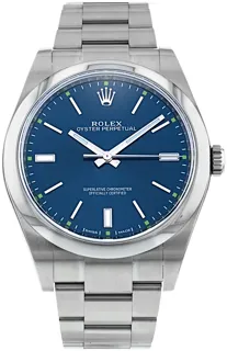 Rolex Oyster Perpetual 39 114300 Stainless steel Blue