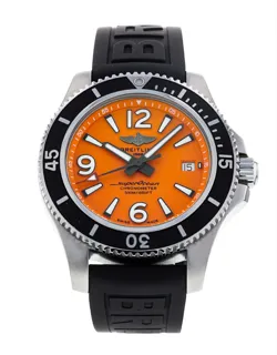 Breitling Superocean A17366 42mm Stainless steel Orange