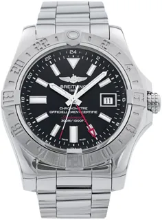 Breitling Avenger A32390 43mm Stainless steel Black