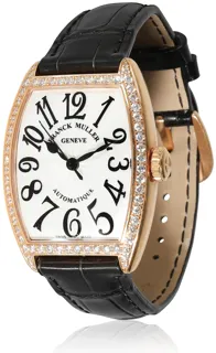 Franck Muller Cintree Curvex 7500 SC AT F0 D 1R 29mm Rose gold Silver