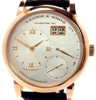 A. Lange & Söhne Lange 1 101.032 38.5mm Rose gold Silver