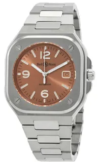 Bell & Ross Urban BR05A-BR-ST/SST Stainless steel Brown