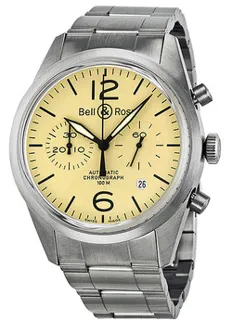 Bell & Ross Vintage BRV126-BEI-ST/SST Stainless steel