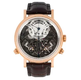 Breguet Tradition 7077BR/G1/9XV 44mm Rose gold Silver and Gray