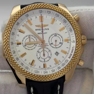 Breitling Bentley Barnato Rose gold White