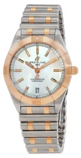 Breitling Chronomat U77310101A2U1 Rose gold and Stainless steel White