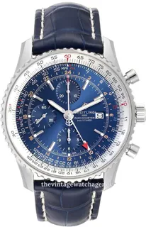 Breitling Navitimer GMT A24322121C2P2 46mm Stainless steel Blue