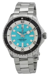 Breitling Superocean A17376211L2A1 Stainless steel Turquoise