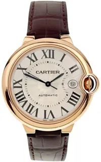 Cartier Ballon Bleu 40mm Rose gold Silver