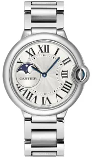 Cartier Ballon Bleu 37mm Stainless steel Silver