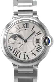 Cartier Ballon Bleu 37mm Stainless steel Silver