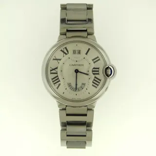 Cartier Ballon Bleu 38.5mm Stainless steel Silver