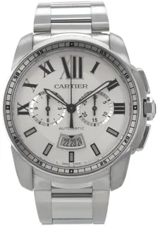 Cartier Calibre de Cartier Chronograph 42mm Stainless steel Silver