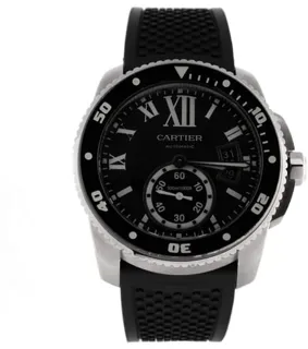 Cartier Calibre de Cartier Diver 42mm Stainless steel Black