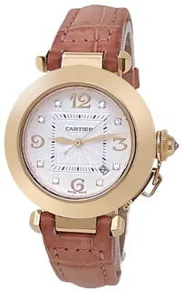 Cartier Pasha de Cartier 32mm Yellow gold Silver