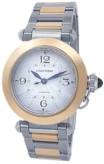 Cartier Pasha de Cartier 35mm Rose gold and Stainless steel Silver