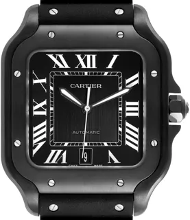 Cartier Santos de Cartier WSSA0039 40mm Stainless steel Black