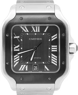 Cartier Santos de Cartier 40mm Stainless steel Gray