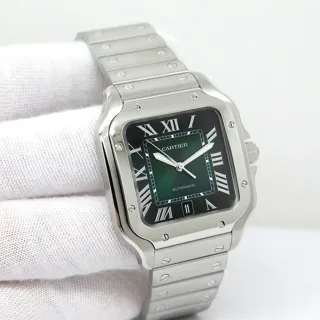 Cartier Santos de Cartier 47.5mm Stainless steel Green