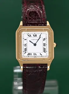 Cartier Santos Dumont 96054 27mm Yellow gold White