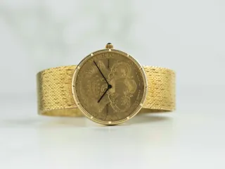 Corum Twenty US Dollar Coin 8890 35mm 18k yellow gold Golden