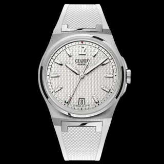 Czapek & Cie Antarctique Passage de Drake ICE WHITE 40.5mm Stainless steel White