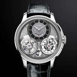 Czapek & Cie Quai des Bergues 42.5mm Black ADLC Grade 5 Titanium Black