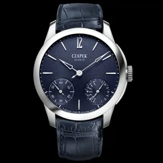 Czapek & Cie Quai des Bergues 38.5mm Stainless steel Blue