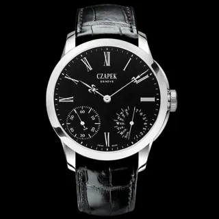 Czapek & Cie Quai des Bergues 38.5mm Stainless steel Black