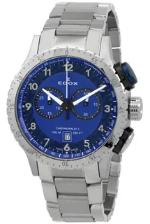 Edox Chronorally 10114 3NBU BU Stainless steel