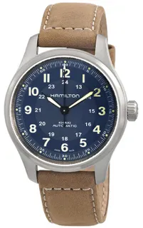 Hamilton Khaki Field H70545540 Titanium Blue