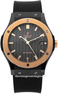 Hublot Classic Fusion 45, 42, 38, 33  511.CP.1780.RX 45mm Rose gold Black