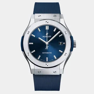 Hublot Classic Fusion 45mm Titanium Blue