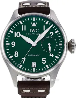 IWC Big Pilot IW501015 46.2mm Stainless steel Green