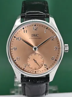 IWC Portugieser IW358313 40mm Stainless steel Pink