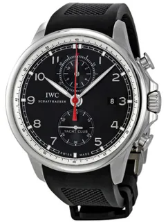 IWC Portuguese Chronograph IW390210 Stainless steel Black