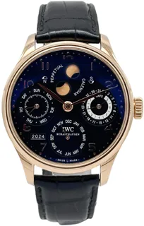 IWC Portugieser IW502119 Rose gold Black