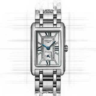 Longines DolceVita L5.255.4.75.6 Stainless steel Weiß