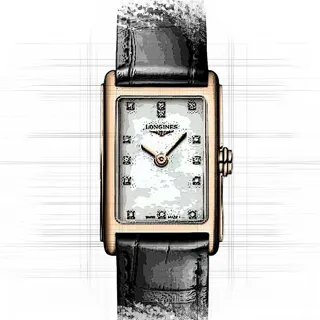 Longines DolceVita L5.258.8.87.0 Rose gold White