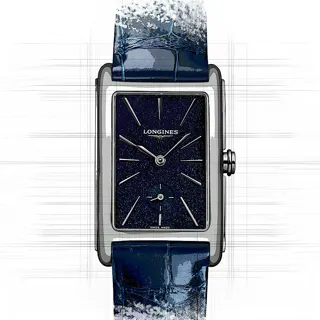 Longines DolceVita L5.512.4.93.2 Stainless steel Blau