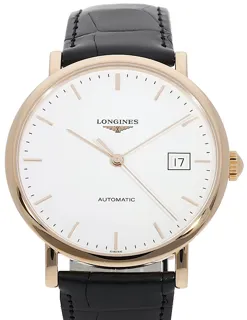 Longines Elegant L4.787.8.12.4 Rose gold White