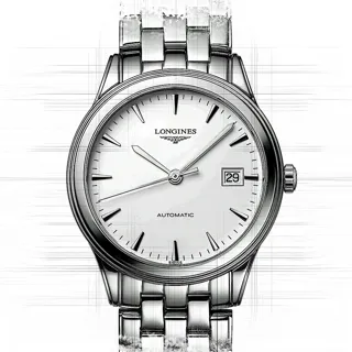 Longines Flagship L49744126 Stainless steel White