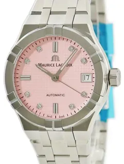 Maurice Lacroix Aikon Automatic AI6006-SS00F-550-E 35mm Stainless steel Pink