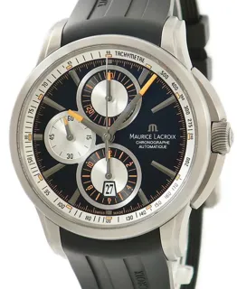 Maurice Lacroix Pontos Chronographe PT6188-TT031-330 42.5mm Titanium Black