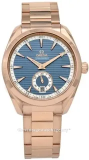 Omega Aqua Terra 220.50.41.21.03.001 41mm Sedna gold Blue