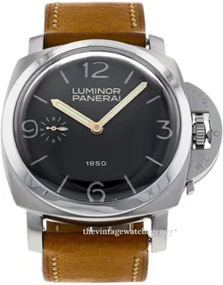 Panerai Luminor 1950 PAM 00127 47mm Stainless steel Black