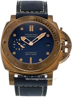 Panerai Submersible PAM01074 42mm Bronze Blue