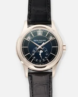 Patek Philippe Annual Calendar 5205G-013 40mm White gold Blue